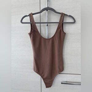 Lovers & Friends brown bodysuit XS